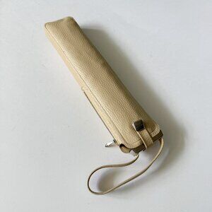 Knirps Vintage 1970s Creme Folding Umbrella